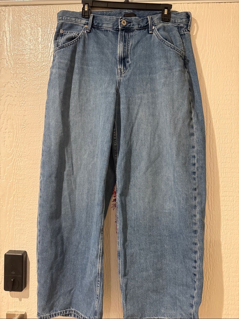 Uniqlo Light Blue Wide-Leg Jeans size 7 - Picture 2 of 6